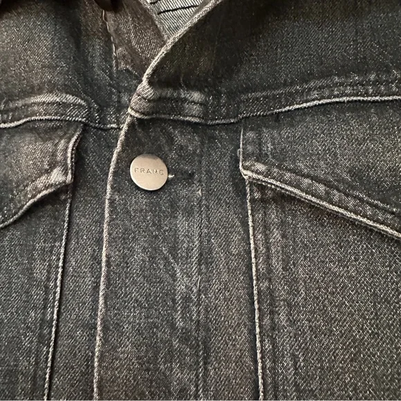 Frame Fashion Patchwork Jean Jacket - Picture 4 of 7